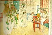 Carl Larsson gratulation oil painting reproduction